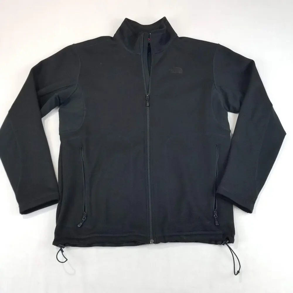 The North Face Apex Hybrid Fleece Mens Large Black Full Zip Jacket A7RE
